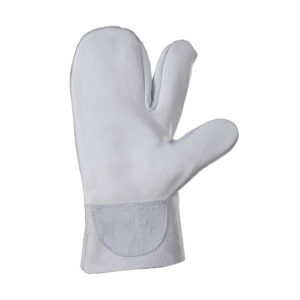 Combination Leather 3 Finger Welding Glove