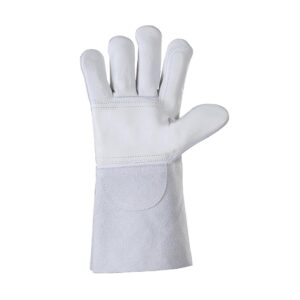 Combination Leather Welding Glove with Extra Reinforcement on Palm