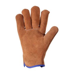 Top Quality, 3 Tips Designed Brown Cow Split Assembly Glove