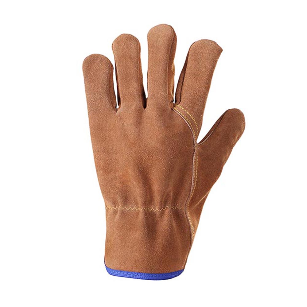 Top Quality, 3 Tips Designed Brown Cow Split Assembly Glove - Image 2