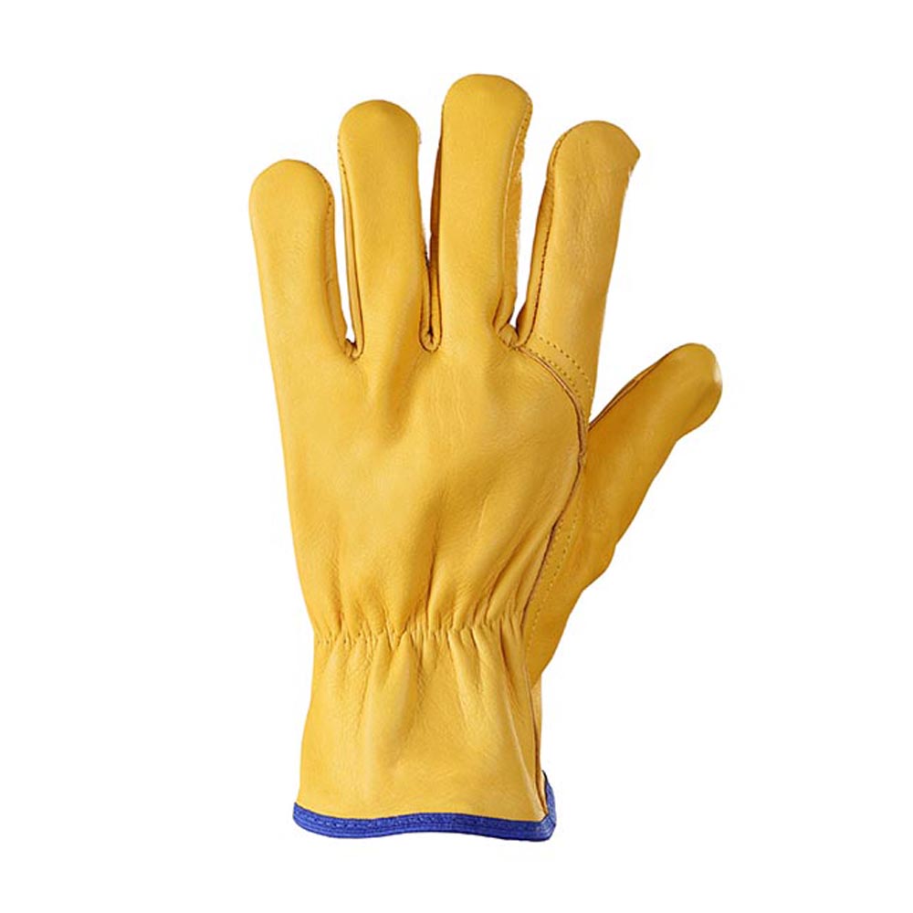 Premium Quality, 3 Tips Designed Yellow Cow Grain Assembly Glove - Image 2