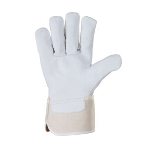 Premium Quality, Cow Grain Canadian Riggers Glove with Aramid Lining for Cut Resistance