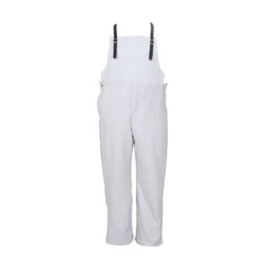 Grain Leather Bib Pant